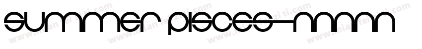 summer pisces字体转换